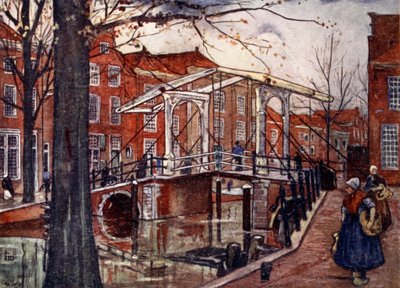 De Oude Rijn, Leiden, 1904 von Nico Jungman